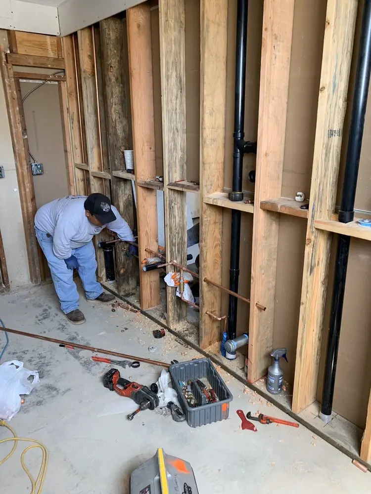 Commercial rough-in plumbing for Gas Line Repair in Louisville
